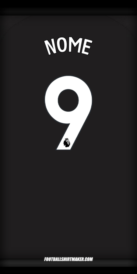 Maglia Manchester City 2025/2026 Seconda -  nome - 9