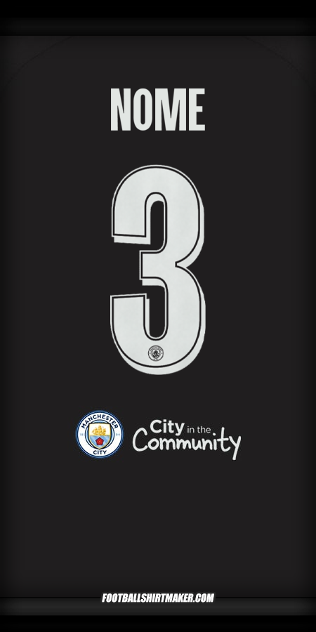 Maglia Manchester City Cup 2025/2026 Seconda -  nome - 3