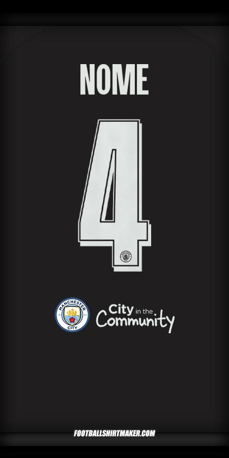 Maglia Manchester City Cup 2025/2026 Seconda -  nome - 4