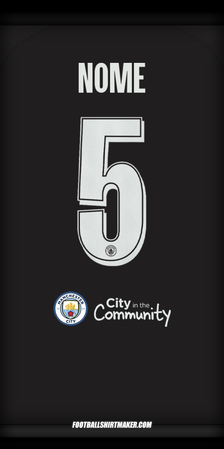 Camisola Manchester City Cup 2025/2026 Alternativa -  nome - 5