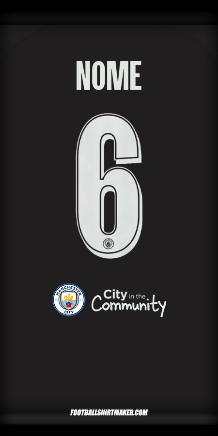 Maglia Manchester City Cup 2025/2026 Seconda -  nome - 6