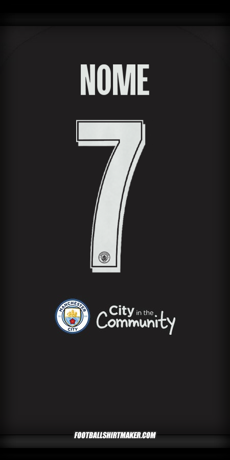 Maglia Manchester City Cup 2025/2026 Seconda -  nome - 7