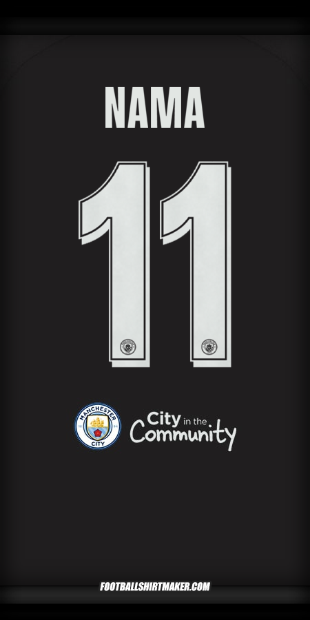 Jersey Manchester City Cup 2025/2026 Alternatif -  nama - 11