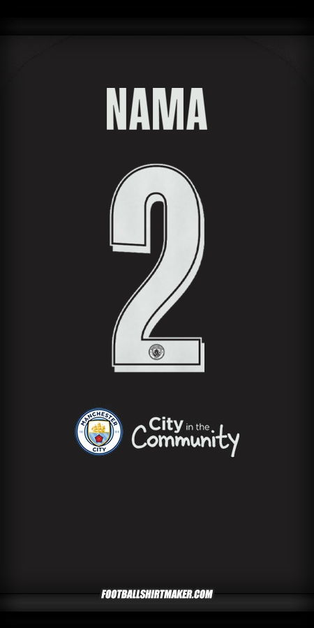 Jersey Manchester City Cup 2025/2026 Alternatif -  nama - 2