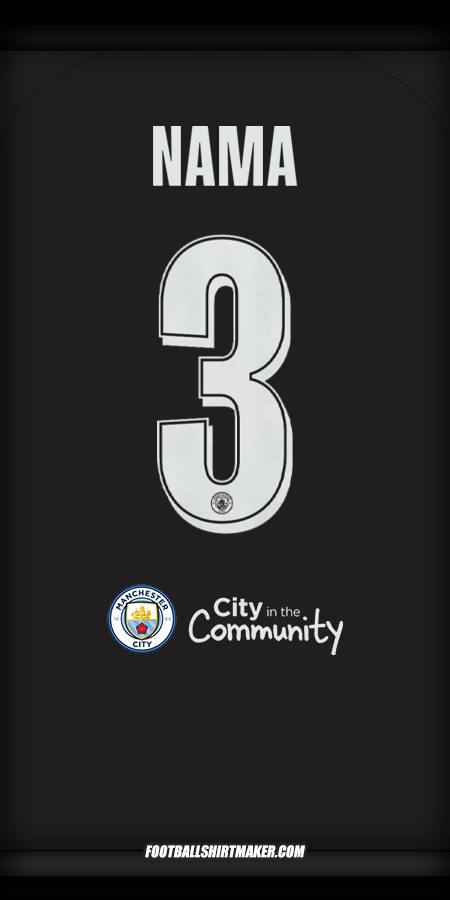 Jersey Manchester City Cup 2025/2026 Alternatif -  nama - 3