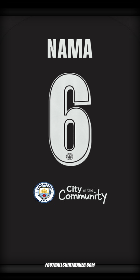 Jersey Manchester City Cup 2025/2026 Alternatif -  nama - 6