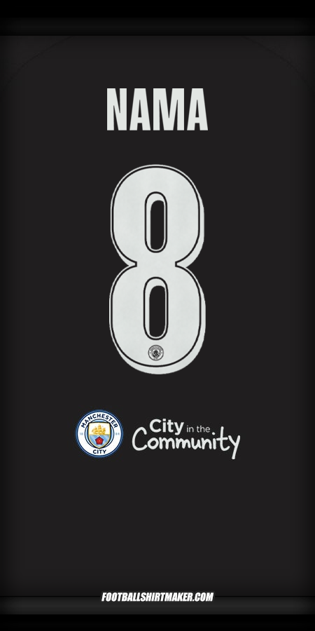 Jersey Manchester City Cup 2025/2026 Alternatif -  nama - 8