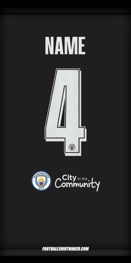 Shirt Manchester City Cup 2025/2026 Away -  name - 4