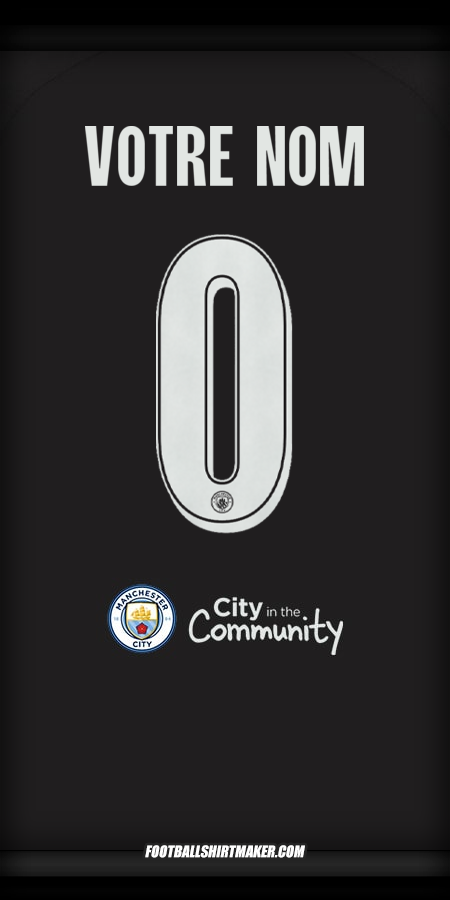 Maillot Manchester City Cup 2025/2026 II -  votre nom - 0