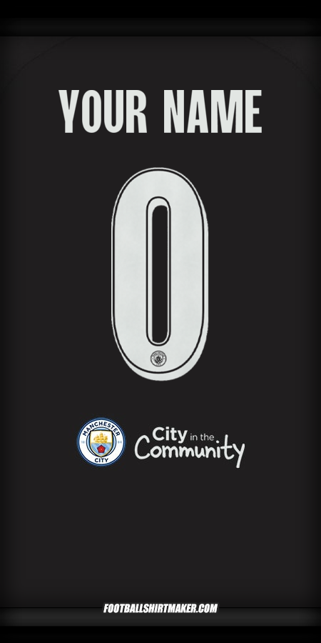 Jersey Manchester City Cup 2025/2026 II -  your name - 0