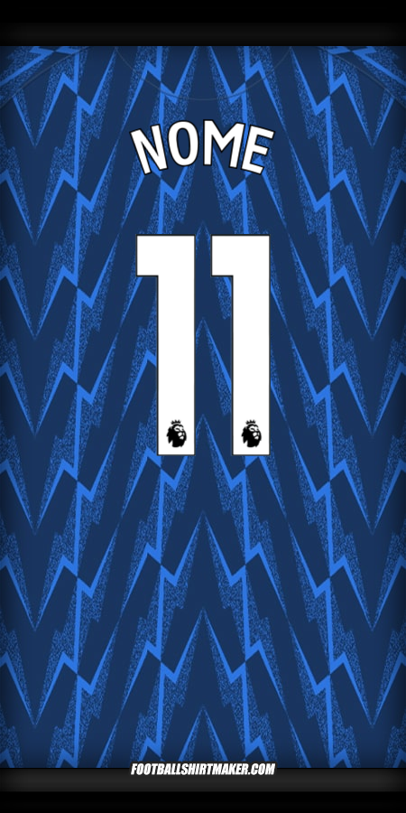Maglia Arsenal 2025/2026 Seconda -  nome - 11