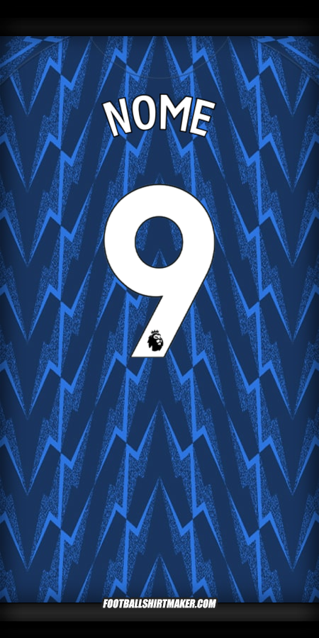 Maglia Arsenal 2025/2026 Seconda -  nome - 9