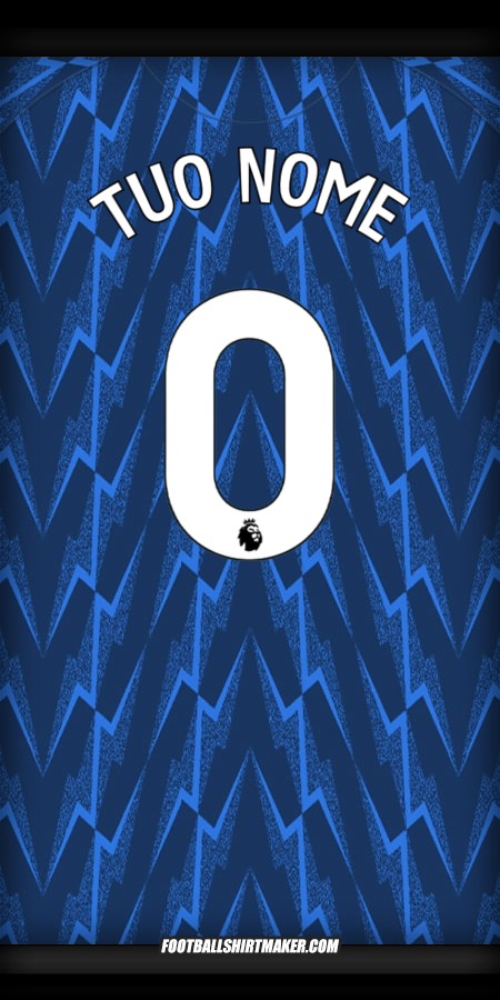 Maglia Arsenal 2025/2026 Seconda -  tuo nome - 0