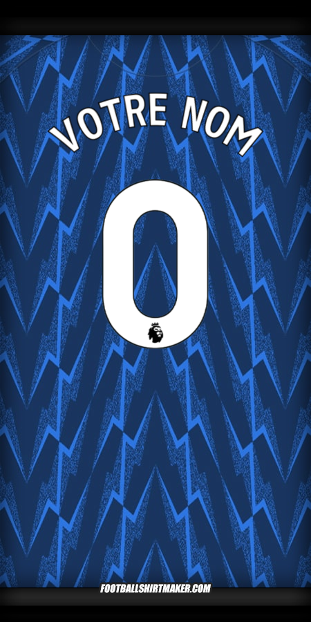 Maillot Arsenal 2025/2026 Extérieur -  votre nom - 0