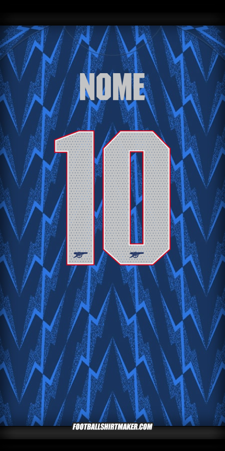 Maglia Arsenal Cup 2025/2026 Seconda -  nome - 10