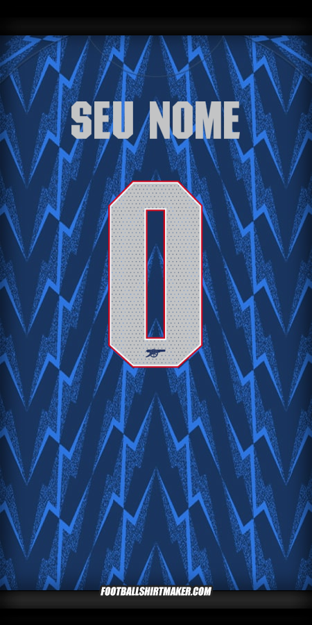 Camisa Arsenal Cup 2025/2026 II -  seu nome - 0
