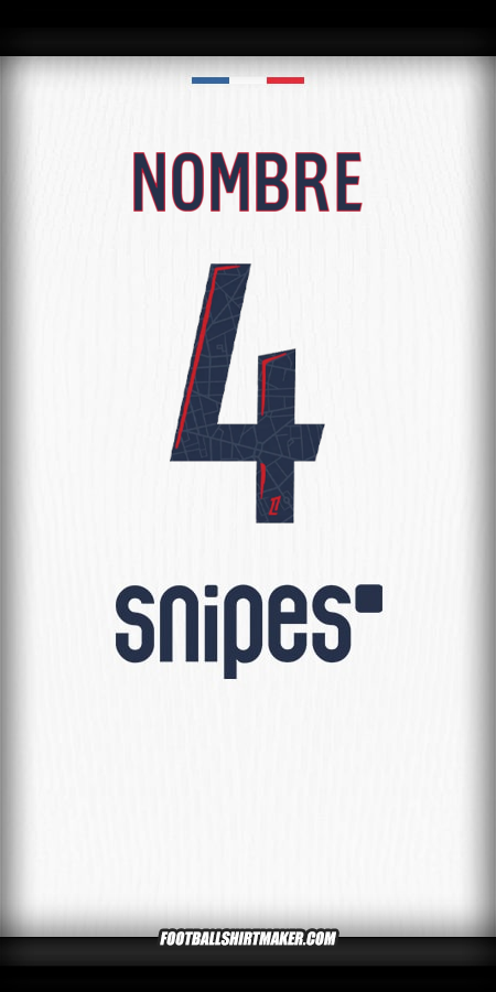 Camiseta Paris Saint Germain 2025/2026 Visita -  nombre - 4
