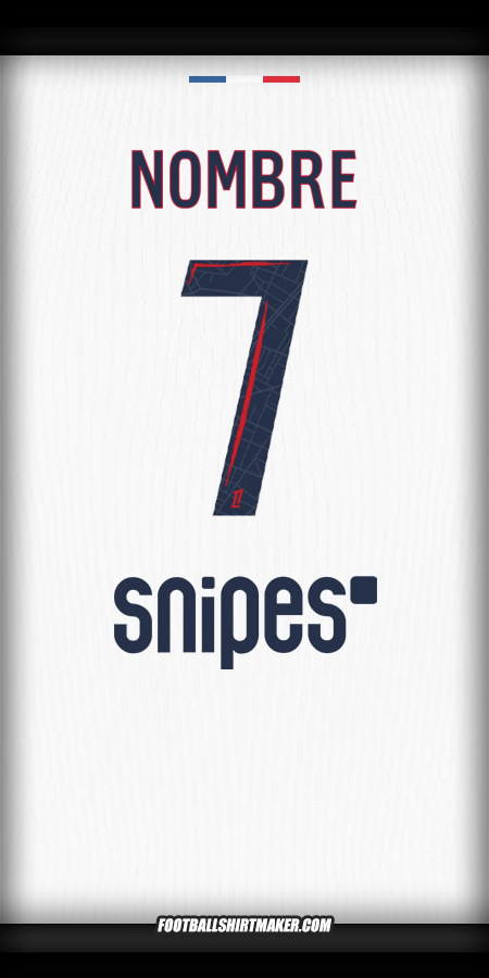Camiseta Paris Saint Germain 2025/2026 Visita -  nombre - 7