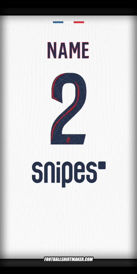 Trikot Paris Saint Germain 2025/2026 Auswärts -  name - 2