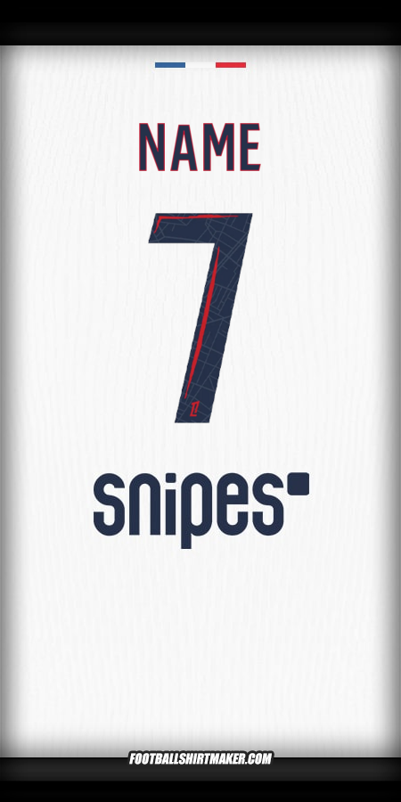 Trikot Paris Saint Germain 2025/2026 Auswärts -  name - 7