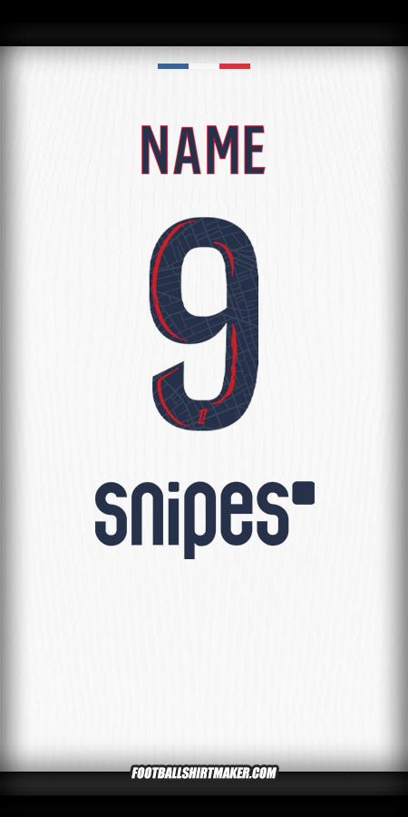 Trikot Paris Saint Germain 2025/2026 Auswärts -  name - 9