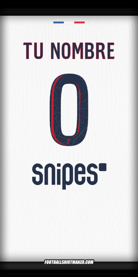 Camiseta Paris Saint Germain 2025/2026 II -  tu nombre - 0