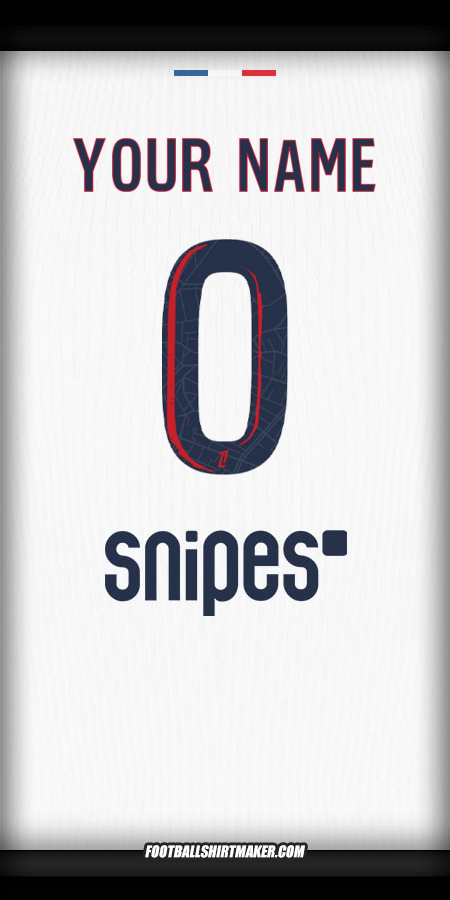 Jersey Paris Saint Germain 2025/2026 II -  your name - 0
