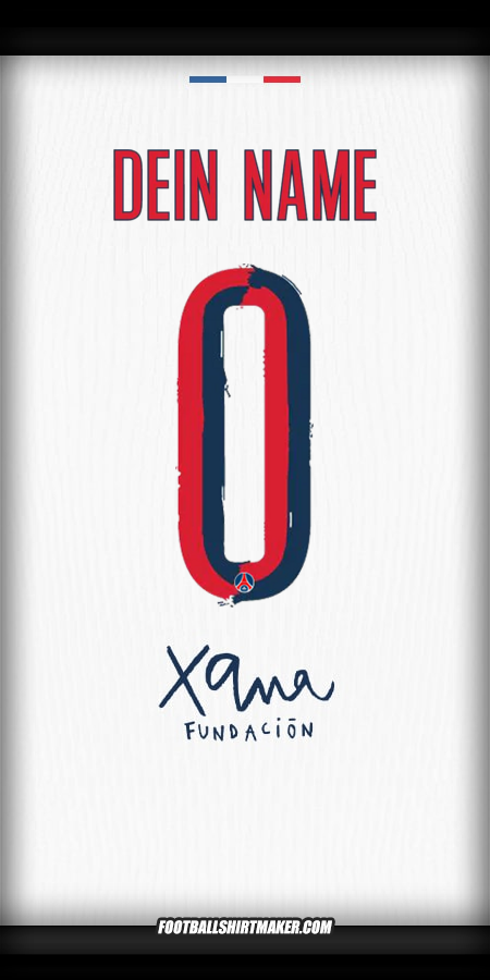 Trikot Paris Saint Germain 2025/2026 Cup II -  dein name - 0