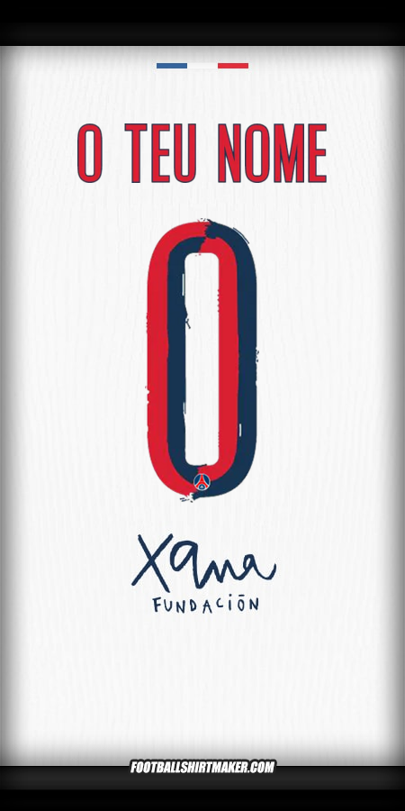 Camisola Paris Saint Germain Cup 2025/2026 Alternativa -  o teu nome - 0