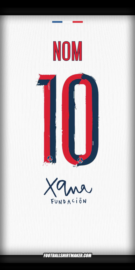 Maillot Paris Saint Germain Cup 2025/2026 Extérieur -  nom - 10