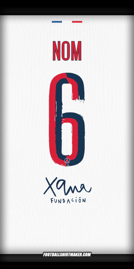 Maillot Paris Saint Germain Cup 2025/2026 Extérieur -  nom - 6