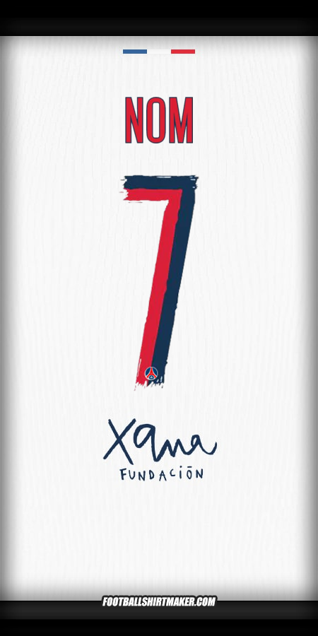 Maillot Paris Saint Germain Cup 2025/2026 Extérieur -  nom - 7