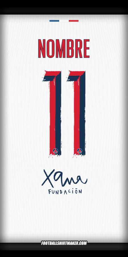 Jersey Paris Saint Germain Cup 2025/2026 Visita -  nombre - 11