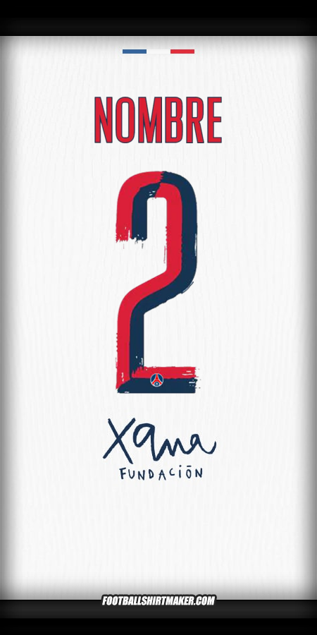 Jersey Paris Saint Germain Cup 2025/2026 Visita -  nombre - 2