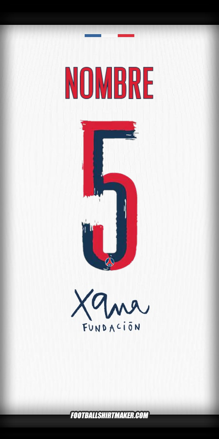 Jersey Paris Saint Germain Cup 2025/2026 Visita -  nombre - 5