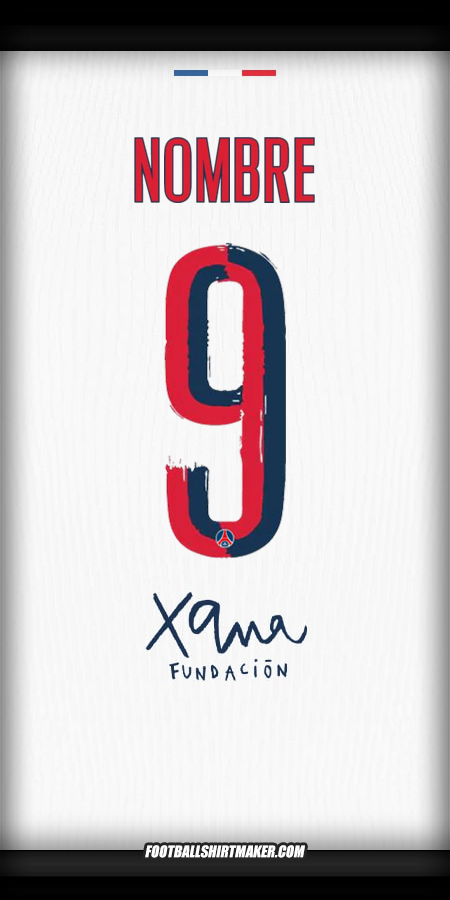 Jersey Paris Saint Germain Cup 2025/2026 Visita -  nombre - 9