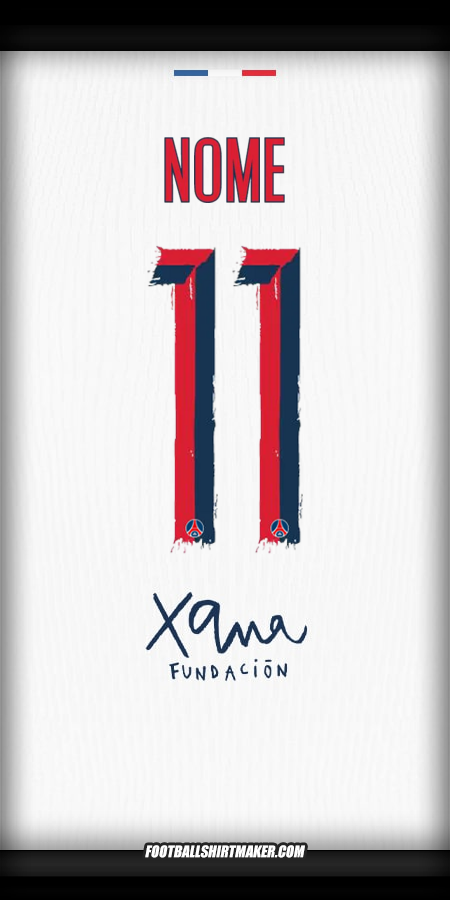 Maglia Paris Saint Germain Cup 2025/2026 Seconda -  nome - 11