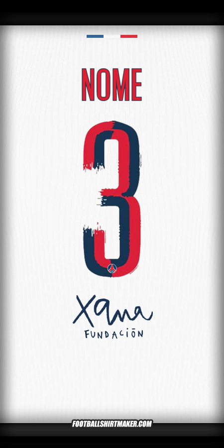 Maglia Paris Saint Germain Cup 2025/2026 Seconda -  nome - 3