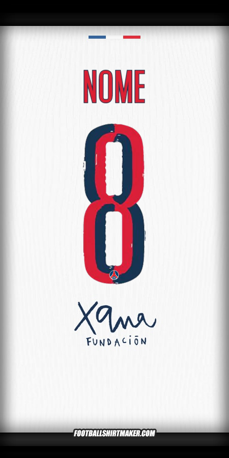 Maglia Paris Saint Germain Cup 2025/2026 Seconda -  nome - 8