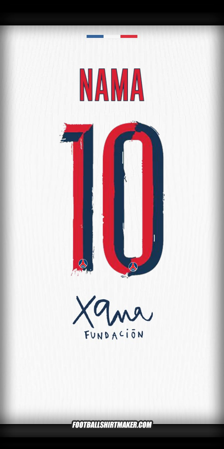 Jersey Paris Saint Germain Cup 2025/2026 Alternatif -  nama - 10