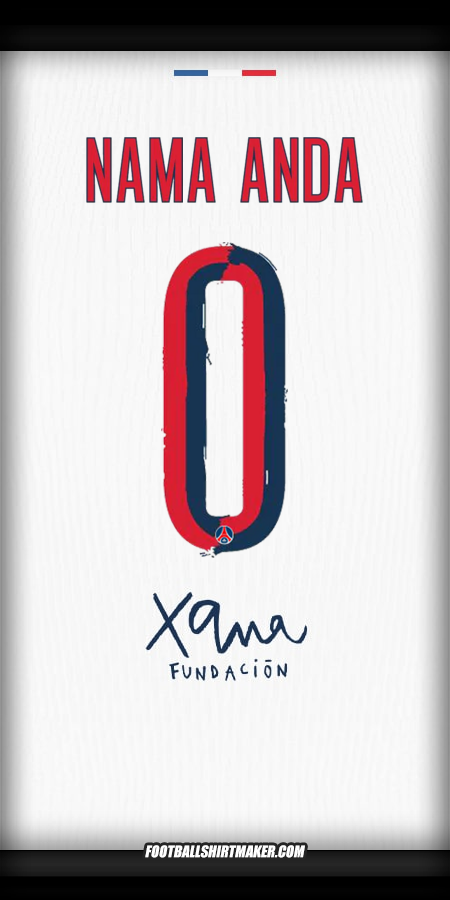 Jersey Paris Saint Germain Cup 2025/2026 II -  nama anda - 0