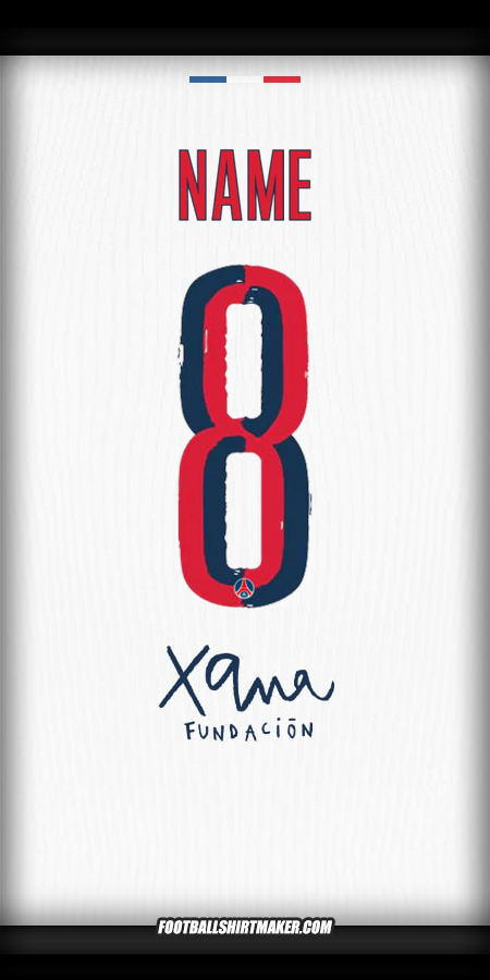 Jersey Paris Saint Germain Cup 2025/2026 Away -  name - 8