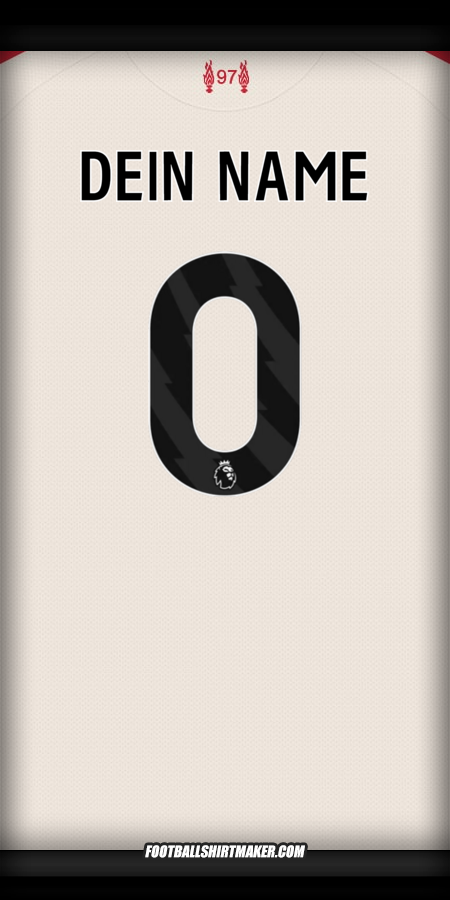 Trikot Liverpool FC 2025/2026 II -  dein name - 0