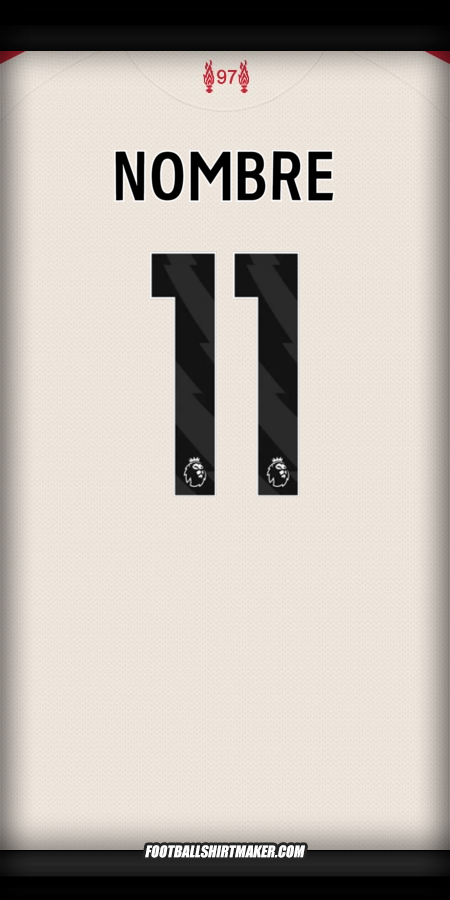 Camiseta Liverpool FC 2025/2026 Visita -  nombre - 11