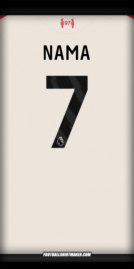 Jersey Liverpool FC 2025/2026 Alternatif -  nama - 7