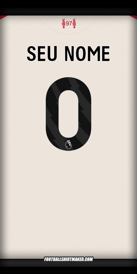 Camisa Liverpool FC 2025/2026 II -  seu nome - 0