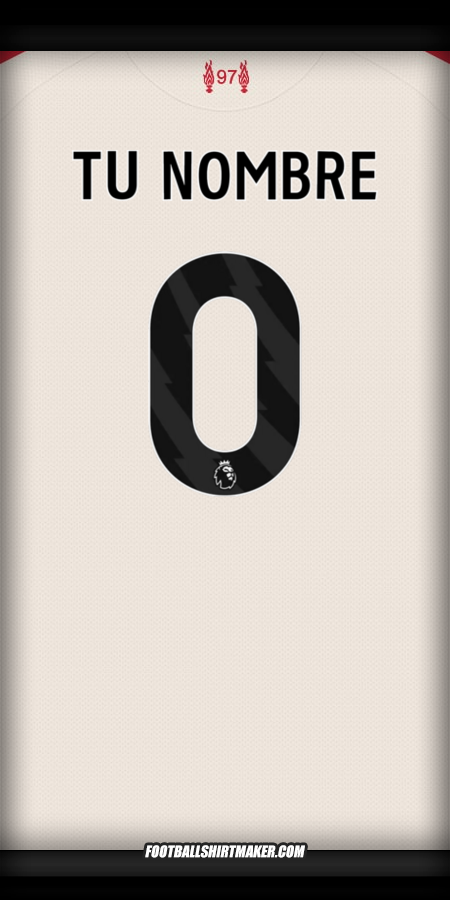 Jersey Liverpool FC 2025/2026 II -  tu nombre - 0