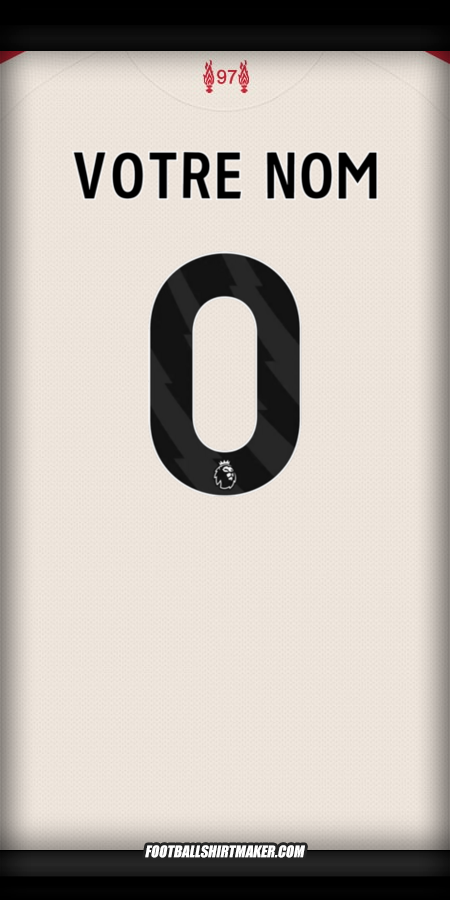 Maillot Liverpool FC 2025/2026 II -  votre nom - 0