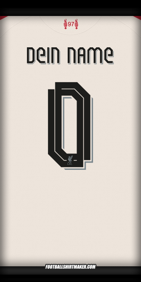 Trikot Liverpool FC Cup 2025/2026 II -  dein name - 0