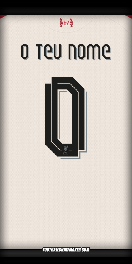 Camisola Liverpool FC 2025/2026 Cup II -  o teu nome - 0